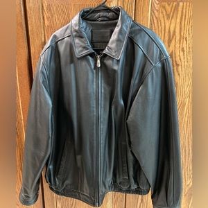 Croft & Barrow mens leather jacket XLT (XL Tall)